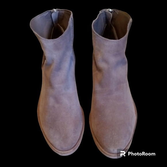 Dolce Vita Tan Suede Ankle Boots - Picture 8 of 8